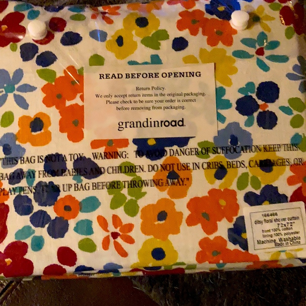 Grandinroad shower curtain